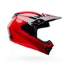 KASK MOTOCYKLOWY BELL MX-10 MIPS WAVE RED BLACK M